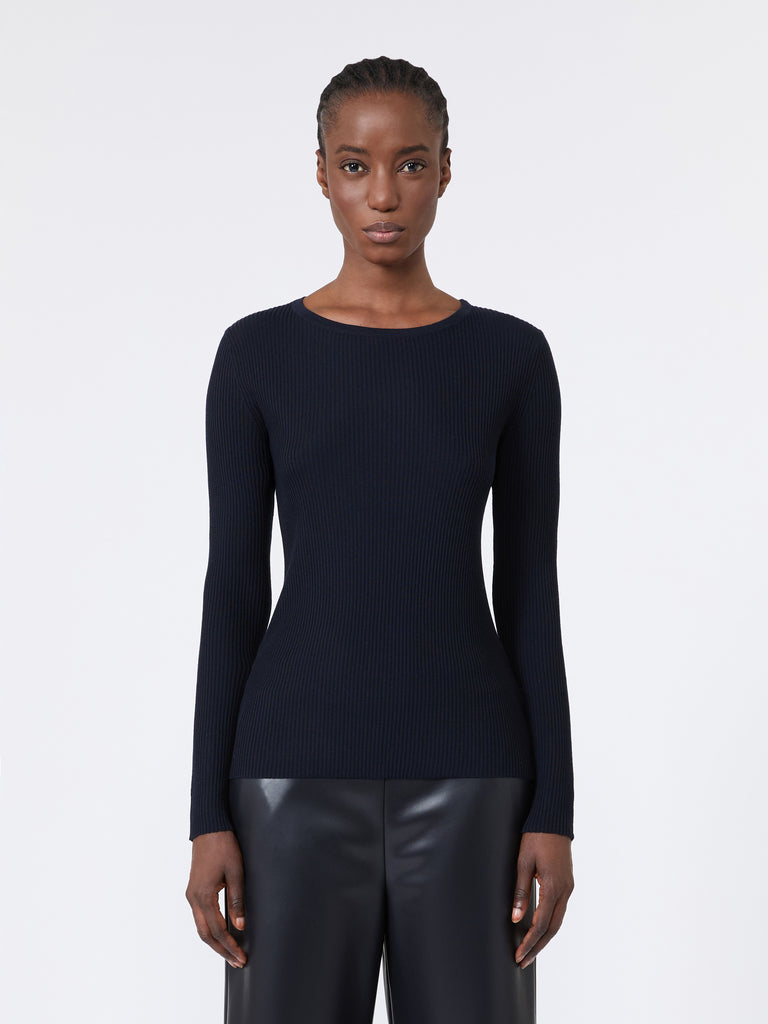 max mara ribbed woollen yarn jumper