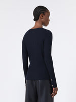 max mara ribbed woollen yarn jumper for women