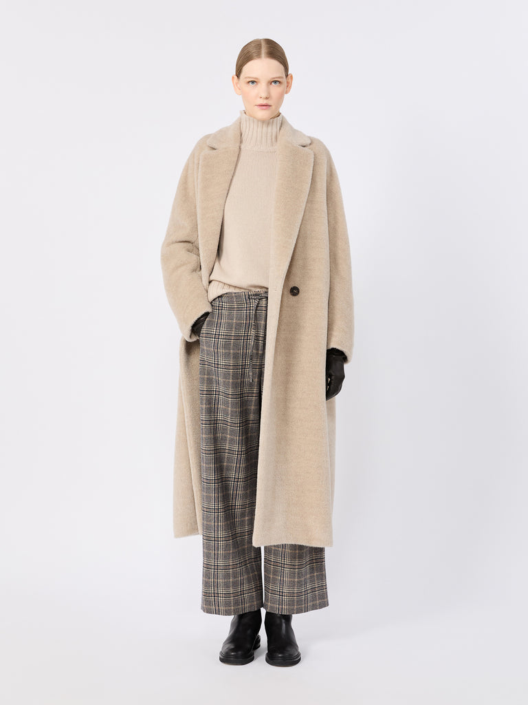 max mara wool and cashmere yarn polo-neck sweater