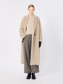 max mara wool and cashmere yarn polo-neck sweater for women