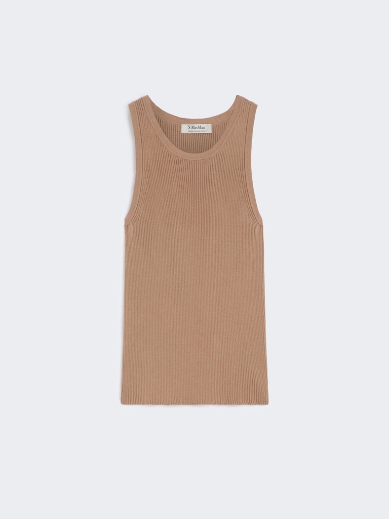 max mara rib-knit cotton top