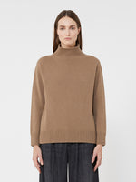 Cashmere Polo-Neck Sweater for Women - Camel - Max Mara UAE