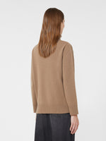 Cashmere Polo-Neck Sweater for Women - Camel - Max Mara UAE