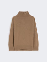 Cashmere Polo-Neck Sweater for Women - Camel - Max Mara UAE