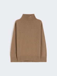Cashmere Polo-Neck Sweater for Women - Camel - Max Mara UAE
