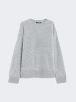 Brushed Cashmere Jumper for Women - Pearl Grey - Max Mara UAE