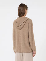 Brushed cashmere hoodie