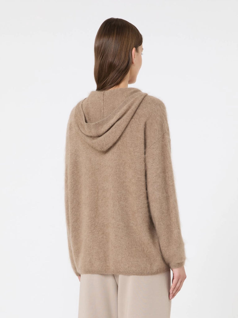 max mara brushed cashmere hoodie