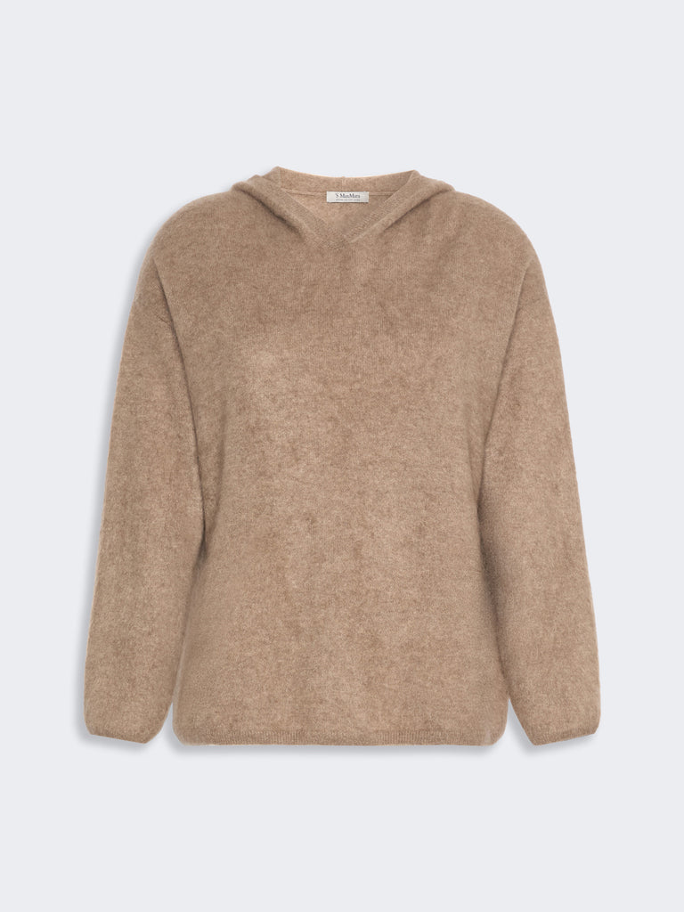 max mara brushed cashmere hoodie
