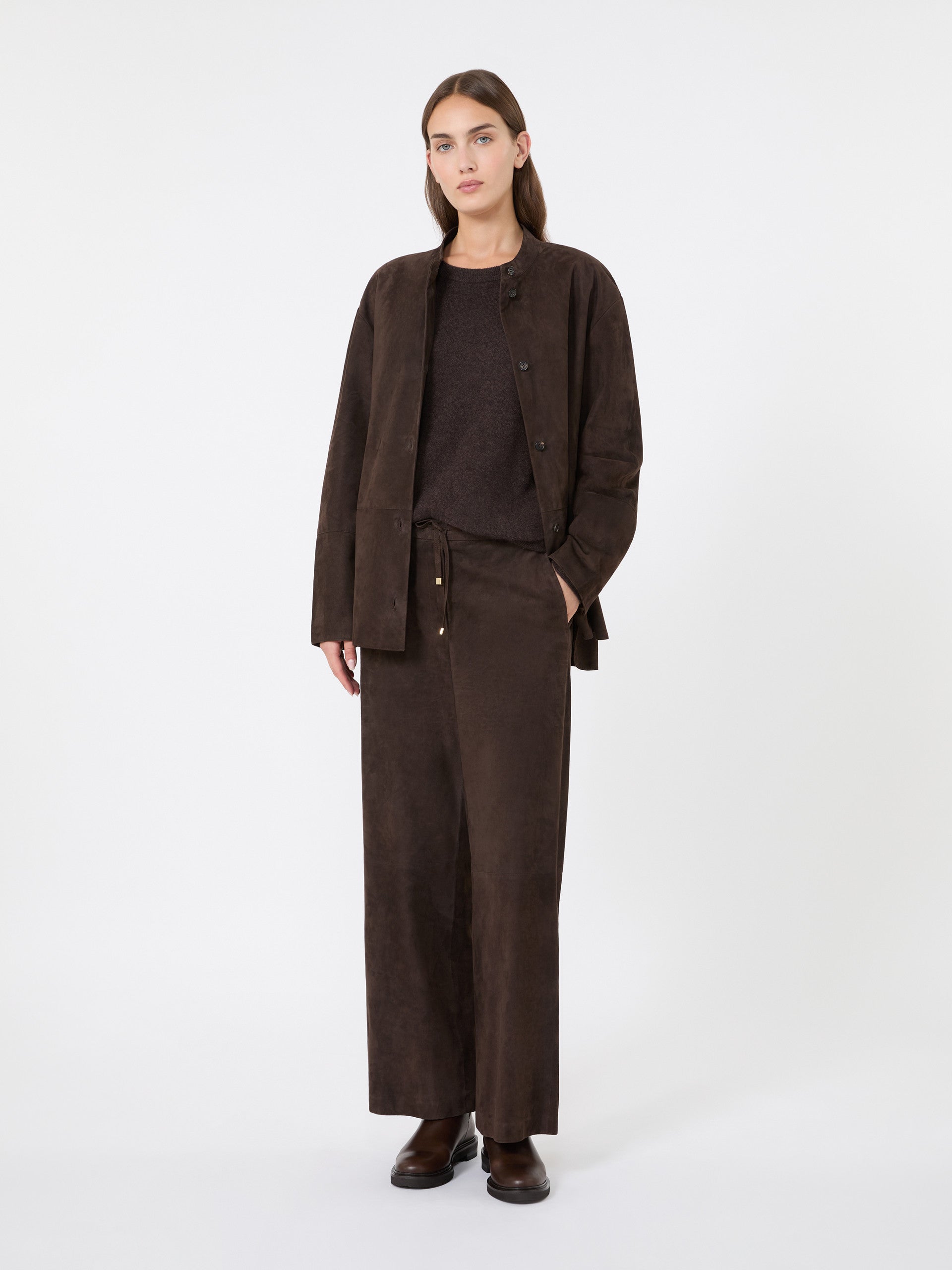 max mara brushed cashmere yarn sweater for women
