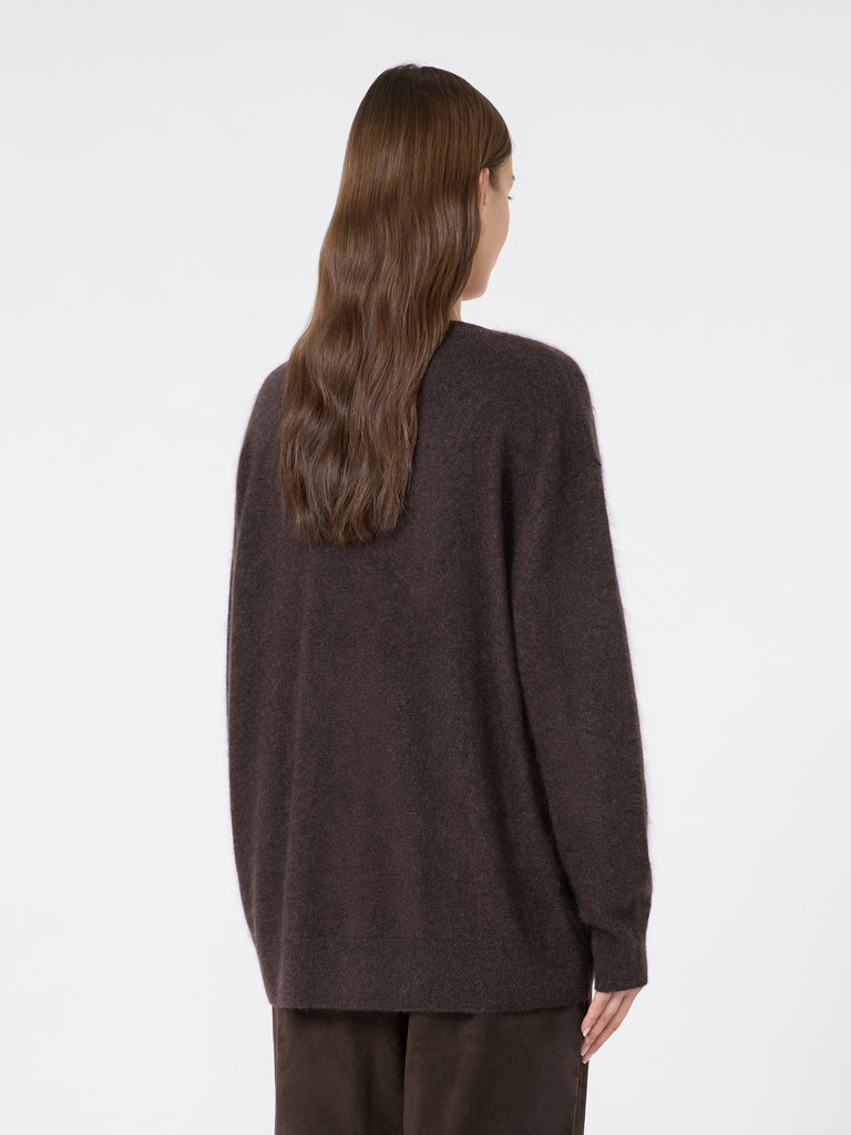 max mara brushed cashmere yarn sweater