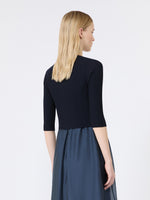 max mara woollen yarn cropped cardigan for women