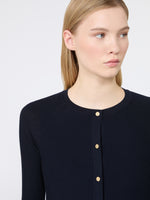 max mara woollen yarn cropped cardigan for women