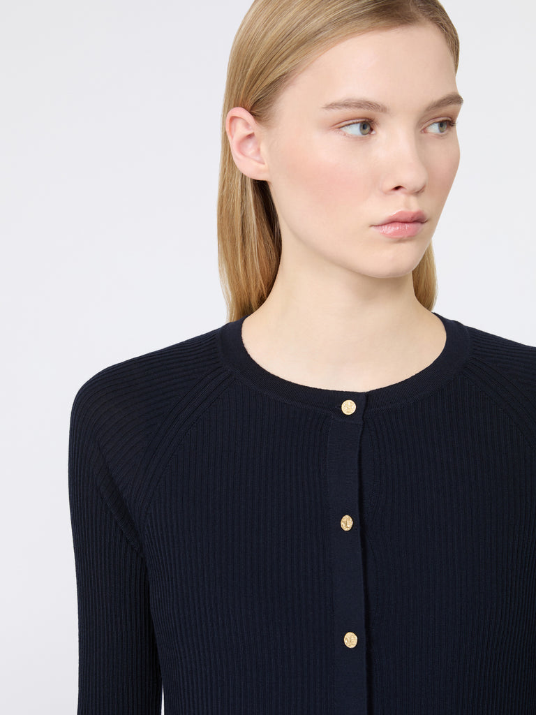 max mara woollen yarn cropped cardigan
