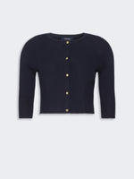 max mara woollen yarn cropped cardigan for women