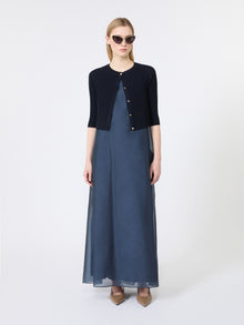 max mara woollen yarn cropped cardigan for women