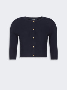 max mara woollen yarn cropped cardigan for women