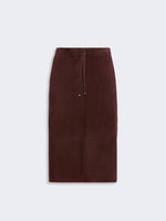 max mara suede midi skirt for women