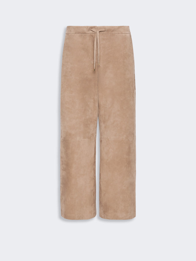 max mara suede joggers for women