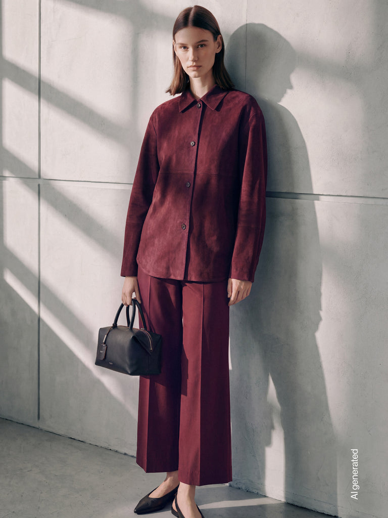 max mara suede jacket