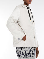 Water-Repellent Canvas Travel Sweatshirt for Women - Pearl Grey - Max Mara UAE