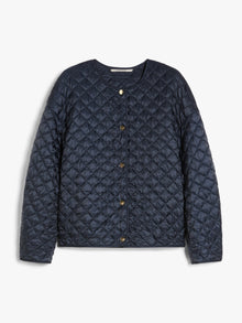 Padded Jacket In Water-Repellent Canvas for Women - Midnightblue - Max Mara UAE
