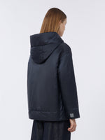 max mara padded water-repellent canvas hooded jacket for women