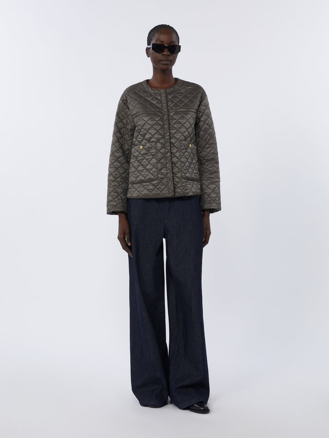max mara water-repellent canvas padded jacket for women