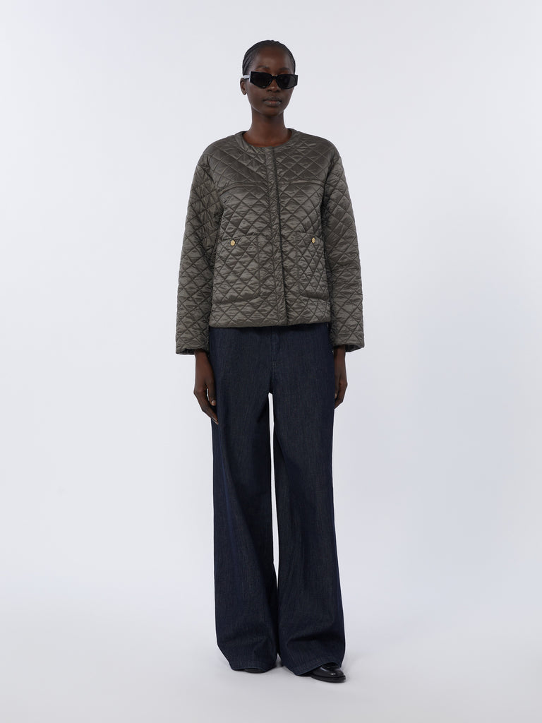 max mara water-repellent canvas padded jacket