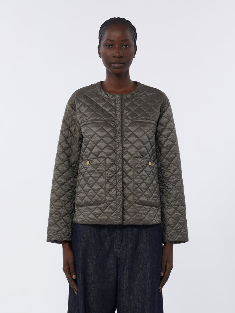 max mara water-repellent canvas padded jacket
