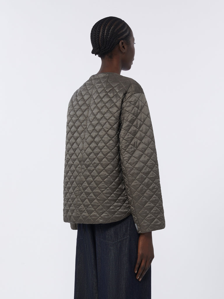 max mara water-repellent canvas padded jacket