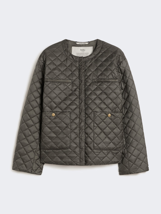 max mara water-repellent canvas padded jacket for women