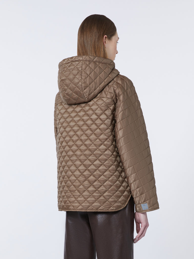 max mara quilted water-repellent canvas padded jacket