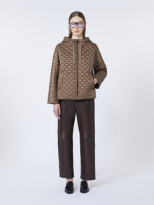 max mara quilted water-repellent canvas padded jacket for women
