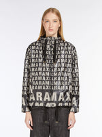 Reversible jacket in water-resistant technical canvas