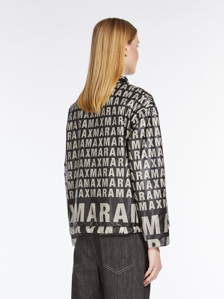 Reversible jacket in water-resistant technical canvas