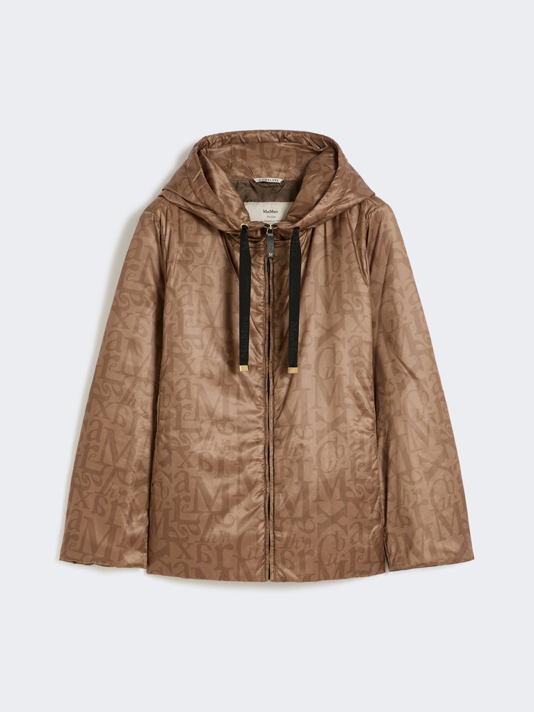 max mara logo-branded water-repellent canvas padded jacket