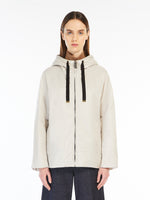 Water-Repellent Technical Canvas Travel Sweatshirt for Women - Ice - Max Mara UAE