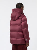 max mara roomy puffer jacket in water-repellent plain-weave fabric for women