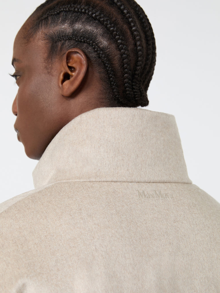 max mara short reversible cashmere puffer jacket