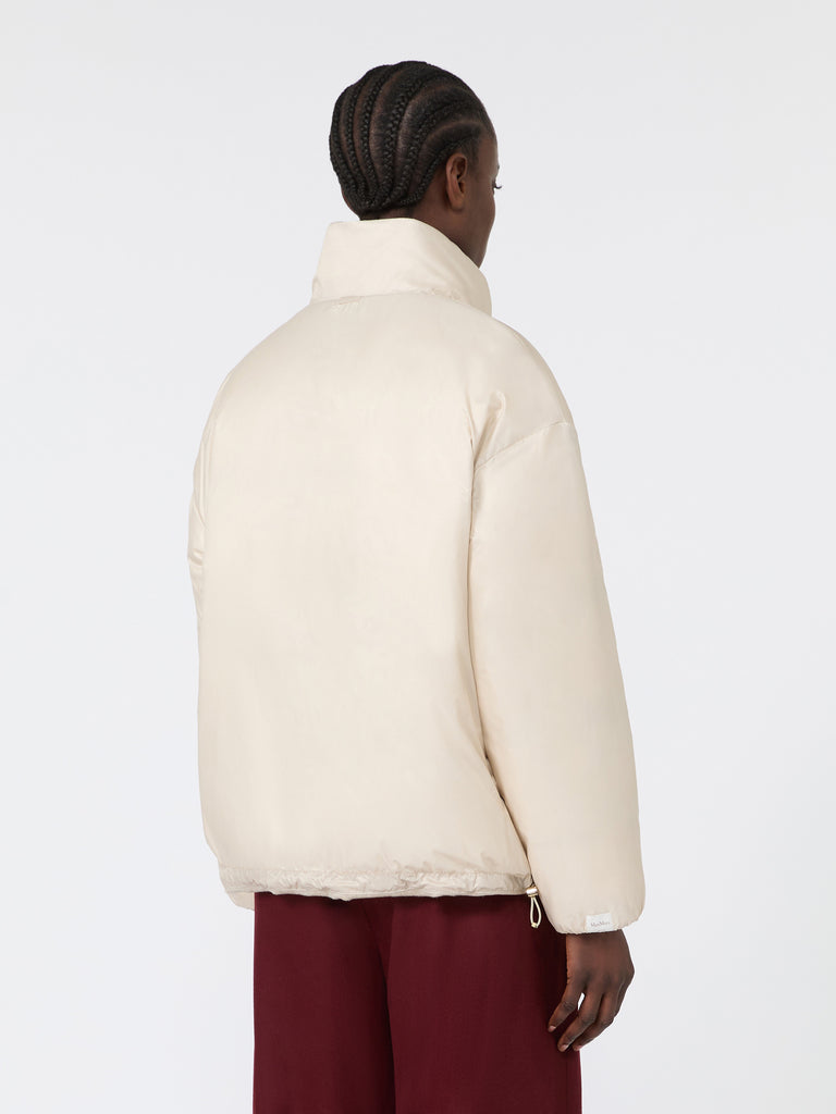 max mara short reversible cashmere puffer jacket