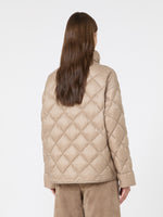 max mara slim-fit puffer jacket in water-repellent plain-weave fabric for women