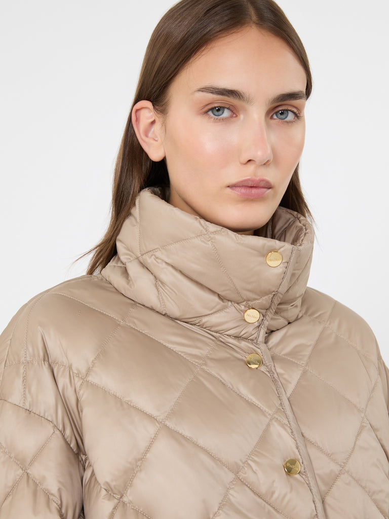 max mara slim-fit puffer jacket in water-repellent plain-weave fabric
