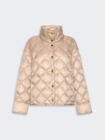 max mara slim-fit puffer jacket in water-repellent plain-weave fabric for women