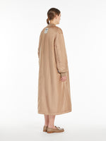 Long Water-Repellent Canvas Bomber Jacket for Women - Camel - Max Mara UAE