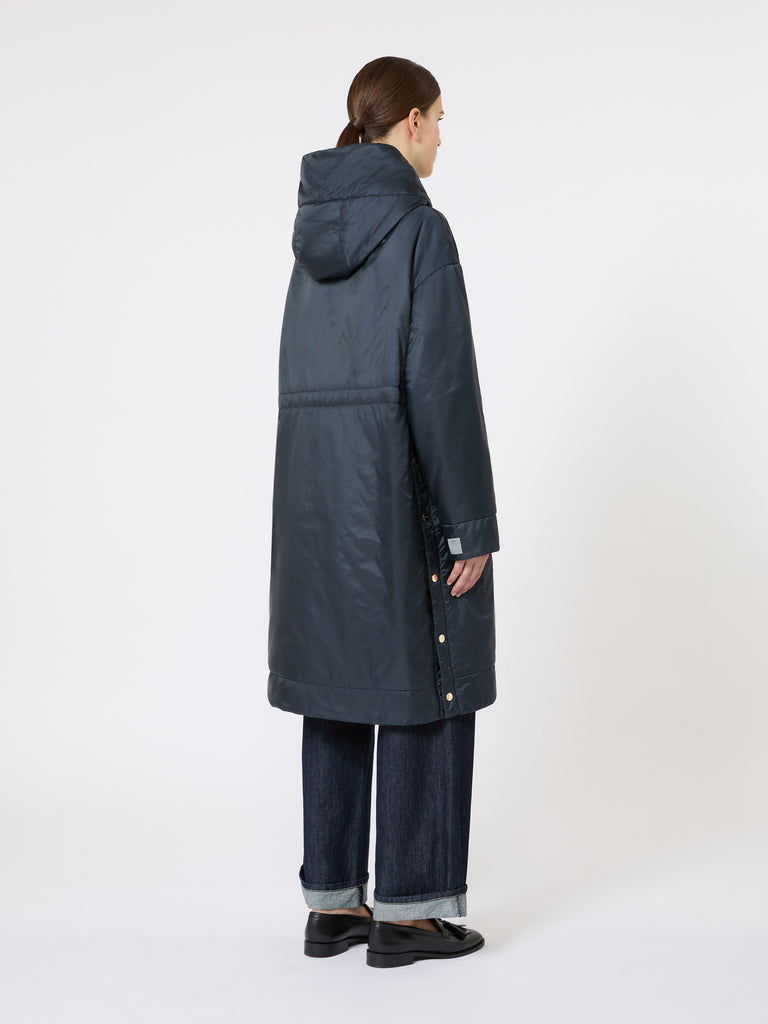 Water-repellent canvas padded parka