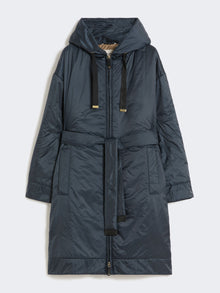 Water-repellent canvas padded parka