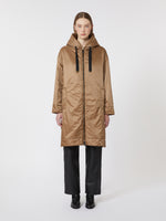 max mara water-repellent canvas padded parka for women
