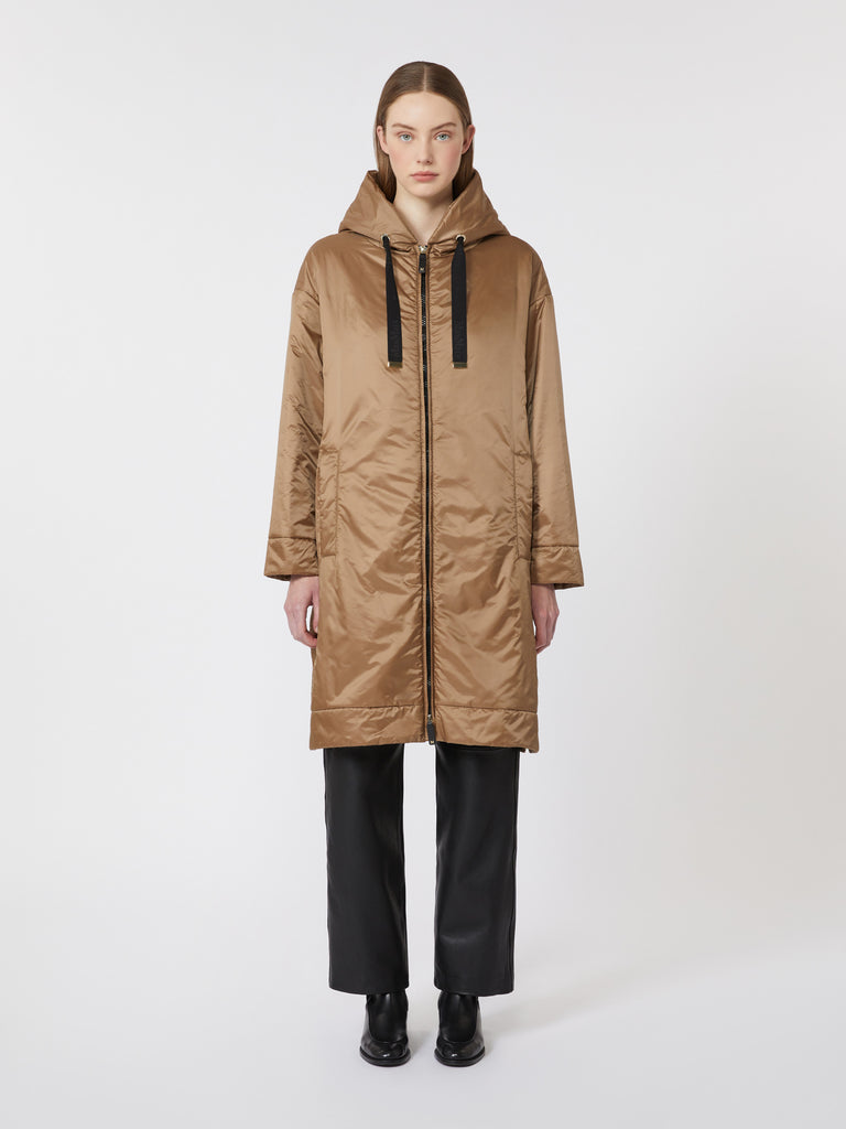 max mara water-repellent canvas padded parka