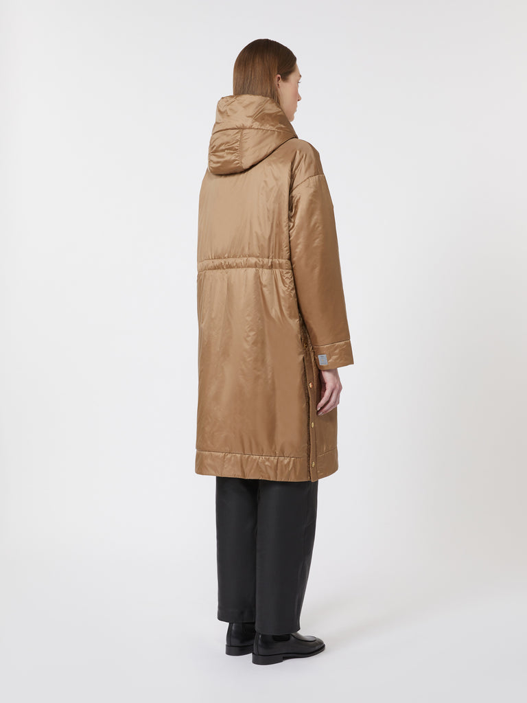 max mara water-repellent canvas padded parka